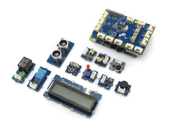SeeedStudio GrovePi+ Starter Kit for Raspberry Pi A+-B-B+/2-3 (CE certified) [SKU: 110060161] ( 라즈베리파이 스타터 키트 )